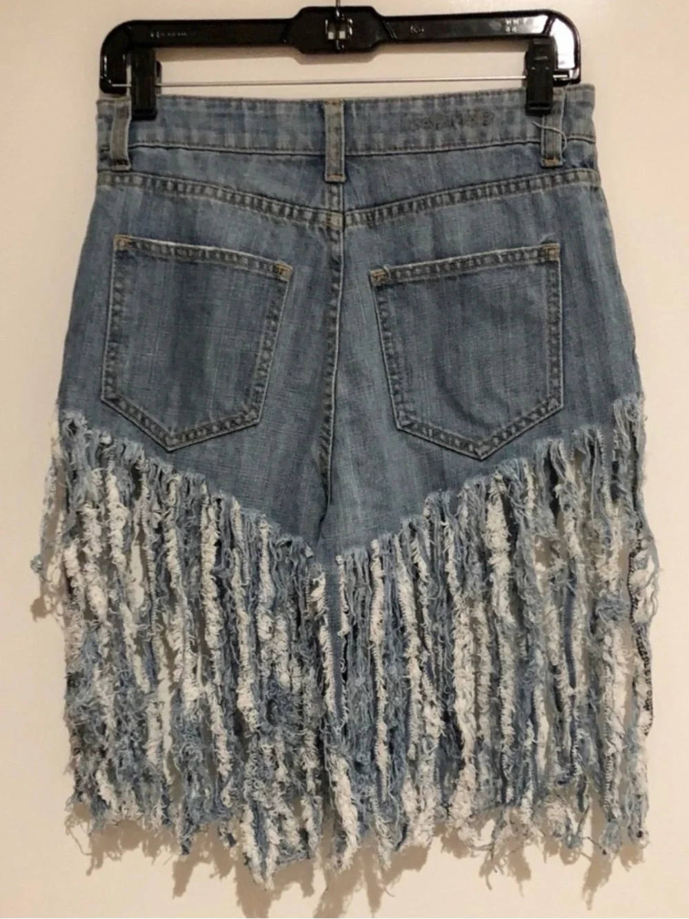Carmar Light Wash Fringe Denim Shorts | Festival • Concert • Western